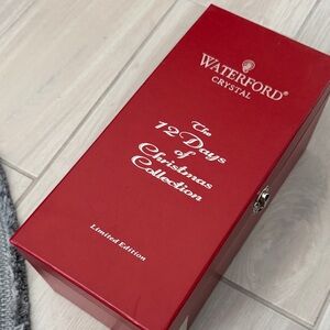 Waterford Crystal Red Limited Edition Box